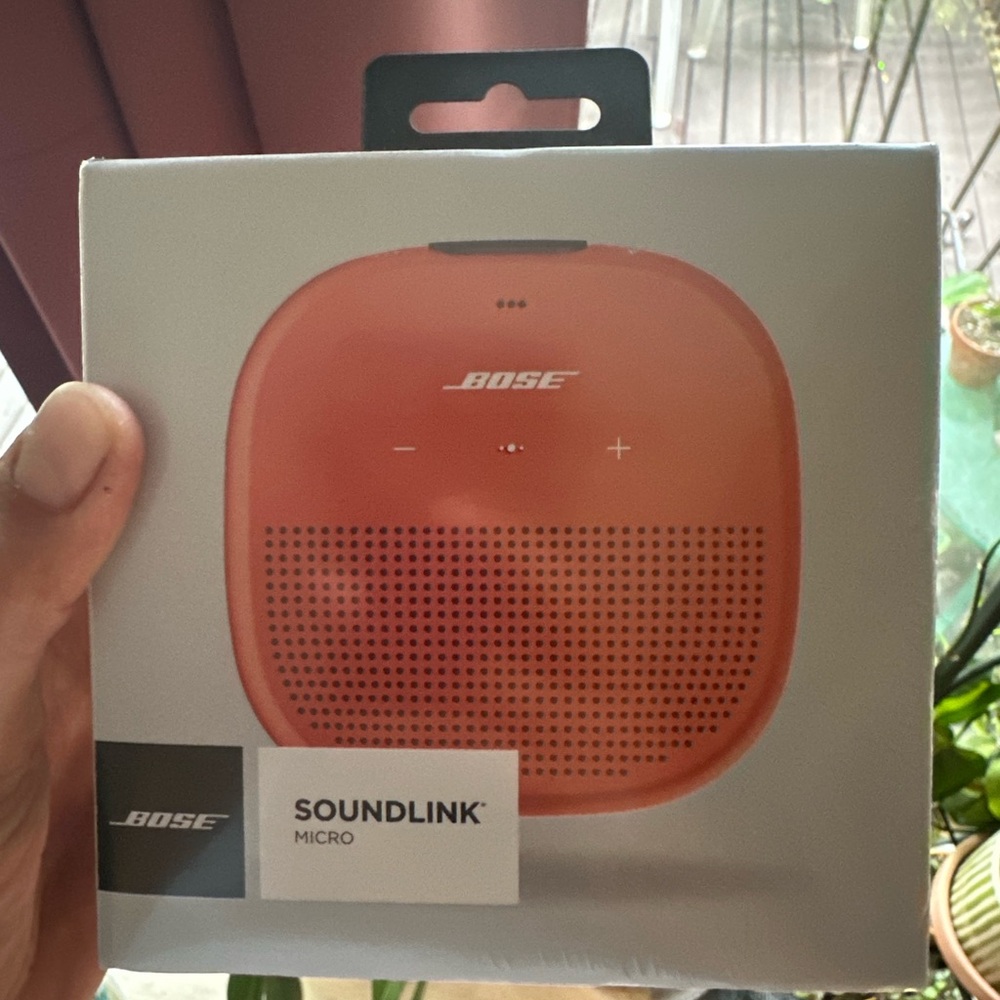 Bose Orange Portable Speaker with Bluetooth SoundLink Series micro soundlink